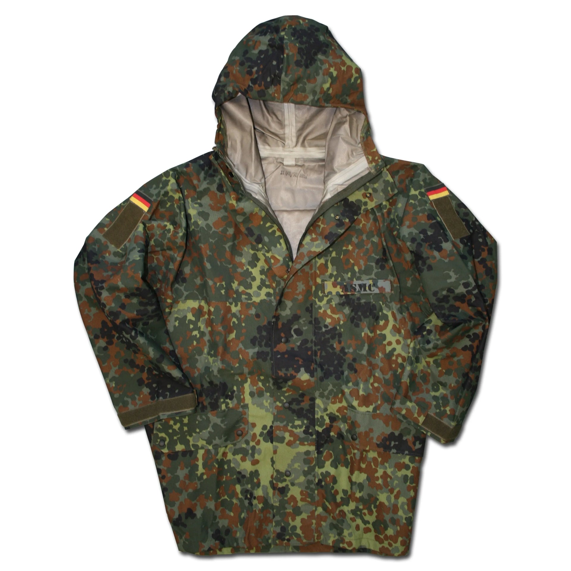 BW Nässeschutzjacke flecktarn gebraucht