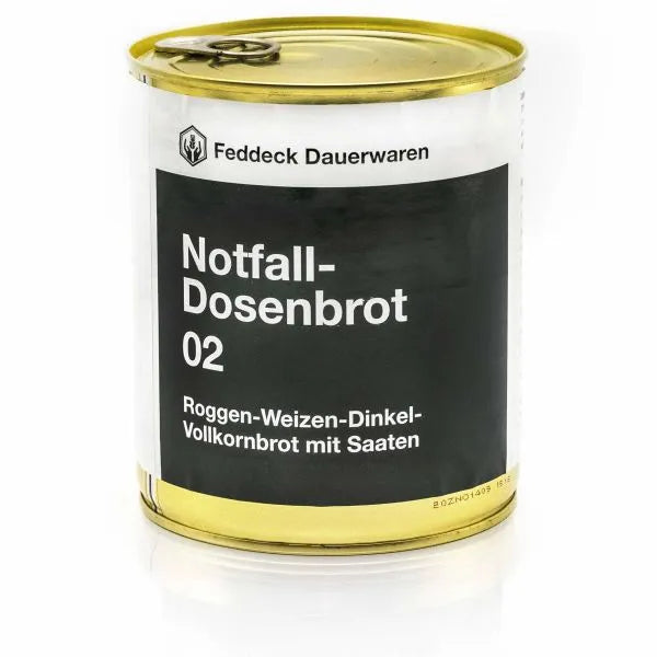 Feddeck Dauerwaren Roggen-/Weizenvollkornschrotbrot Dose 420 g - ASMC