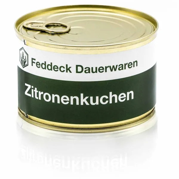 Feddeck Dauerwaren Zitronenkuchen Dose 160g - ASMC