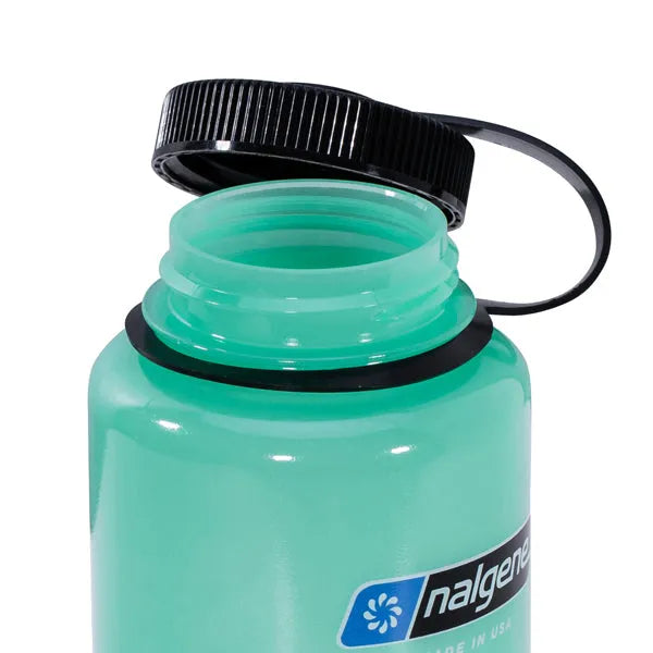 Nalgene Trinkflasche Weithals Glow Sustain 1 L grün