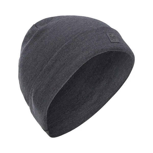 Buff Beanie Merino Heavyweight solid grey