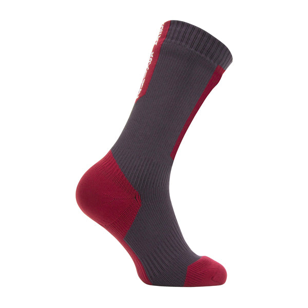 Sealskinz Socken Runton grau rot weiß