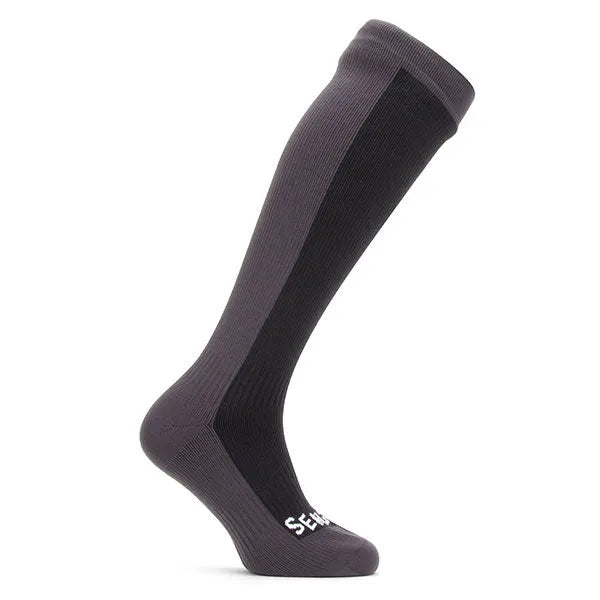 Sealskinz Knielange Socken Worstead schwarz grau