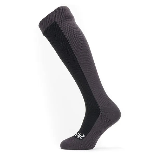 Sealskinz Knielange Socken Worstead schwarz grau