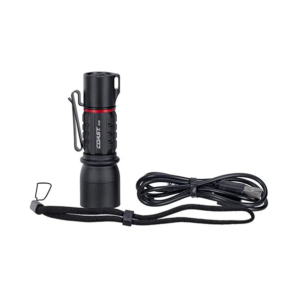 Coast Taschenlampe XP6R 400 Lumen schwarz rot