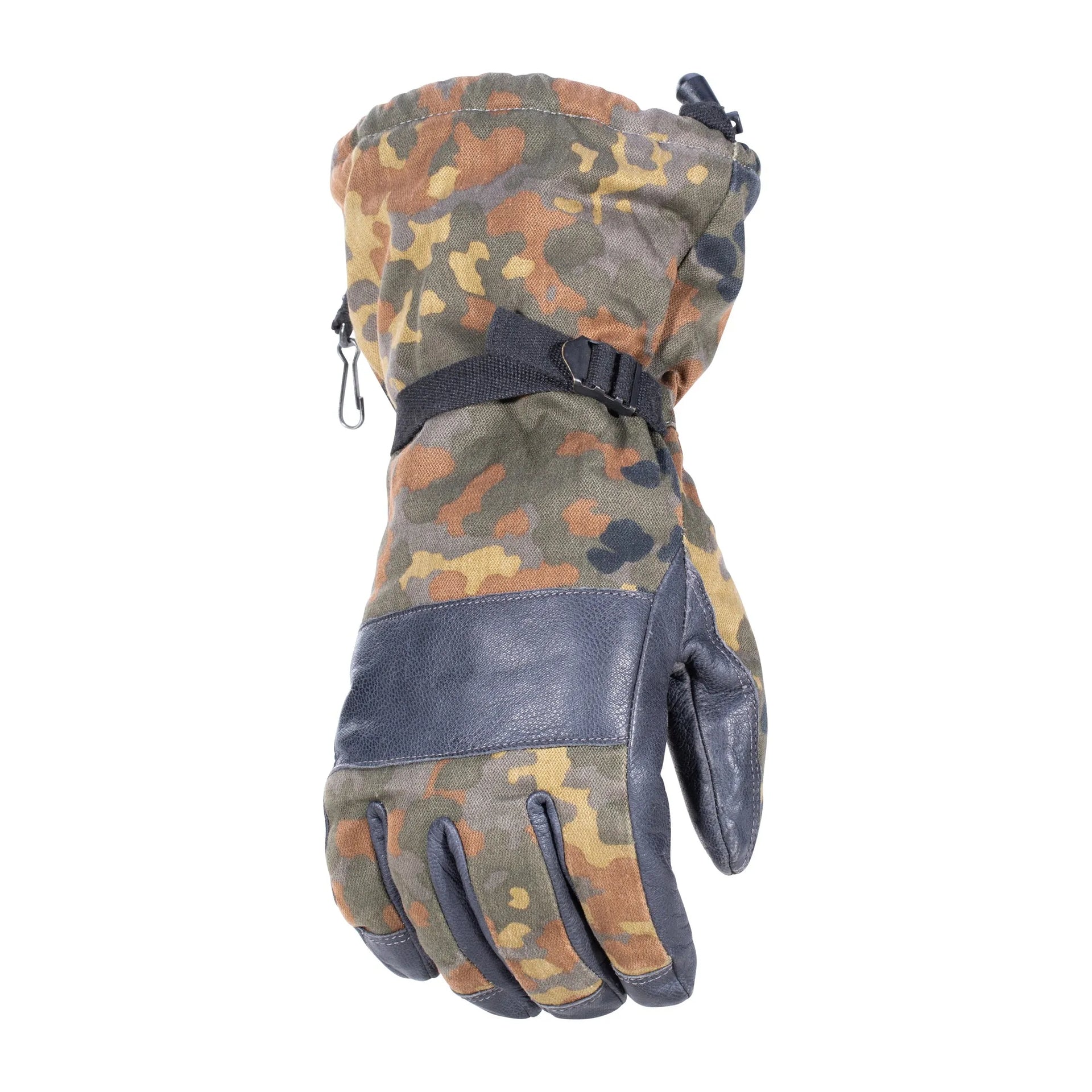 Bundeswehr Original BW Kälteschutzhandschuhe flecktarn gebraucht - ASMC