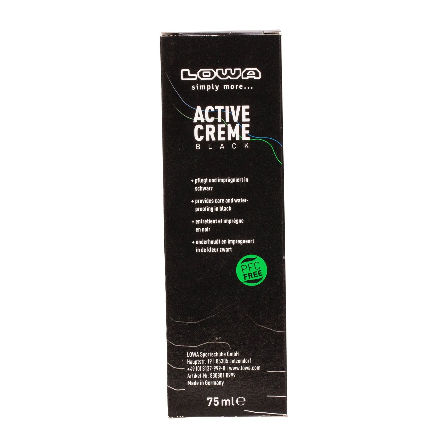 LOWA LOWA Schuhcreme Active Creme 75 ml schwarz - ASMC