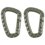 MFH Karabiner Kunststoff 2er Pack - ASMC