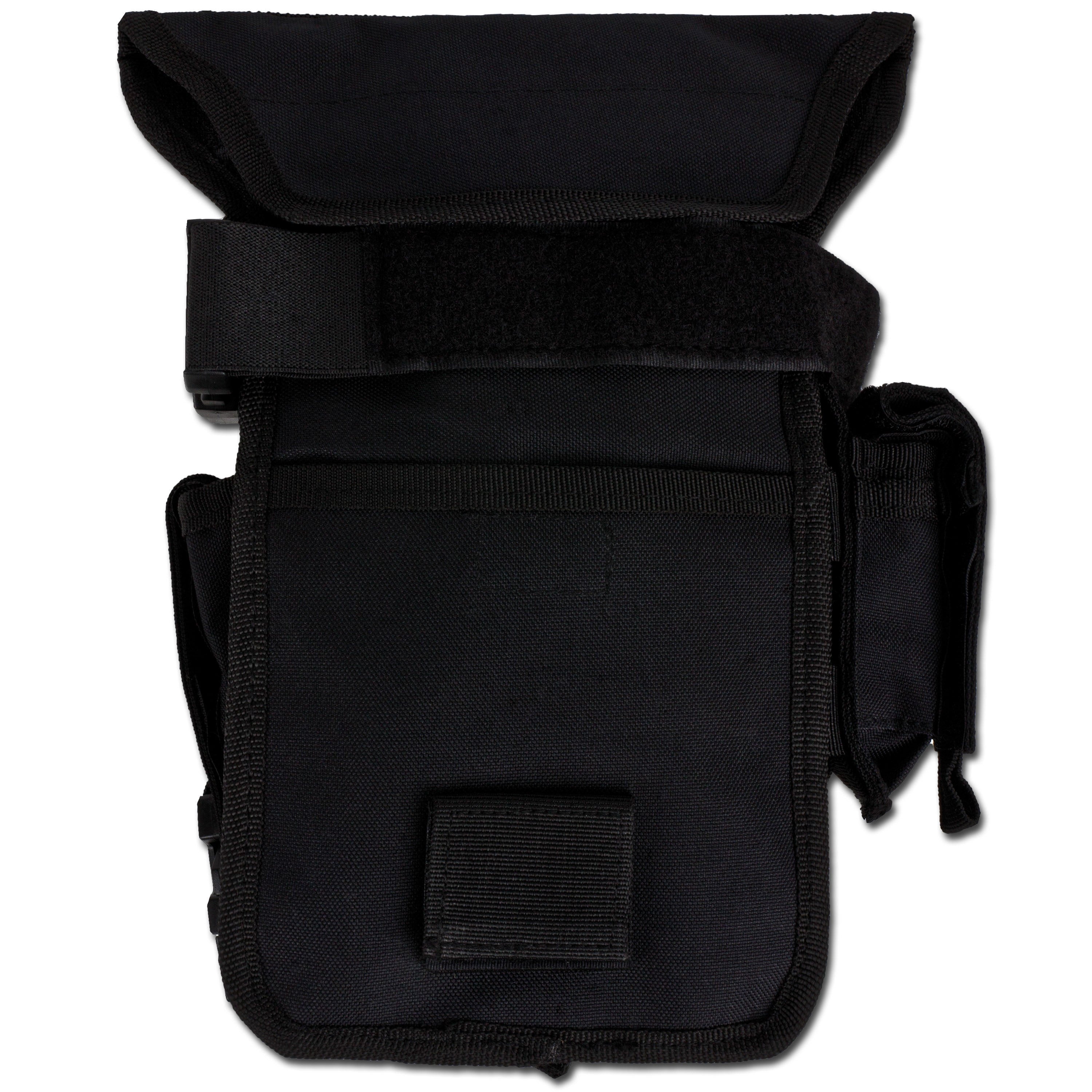 Hüfttasche mit Bein- und Gürtelbefestigung SECURITY schwarz