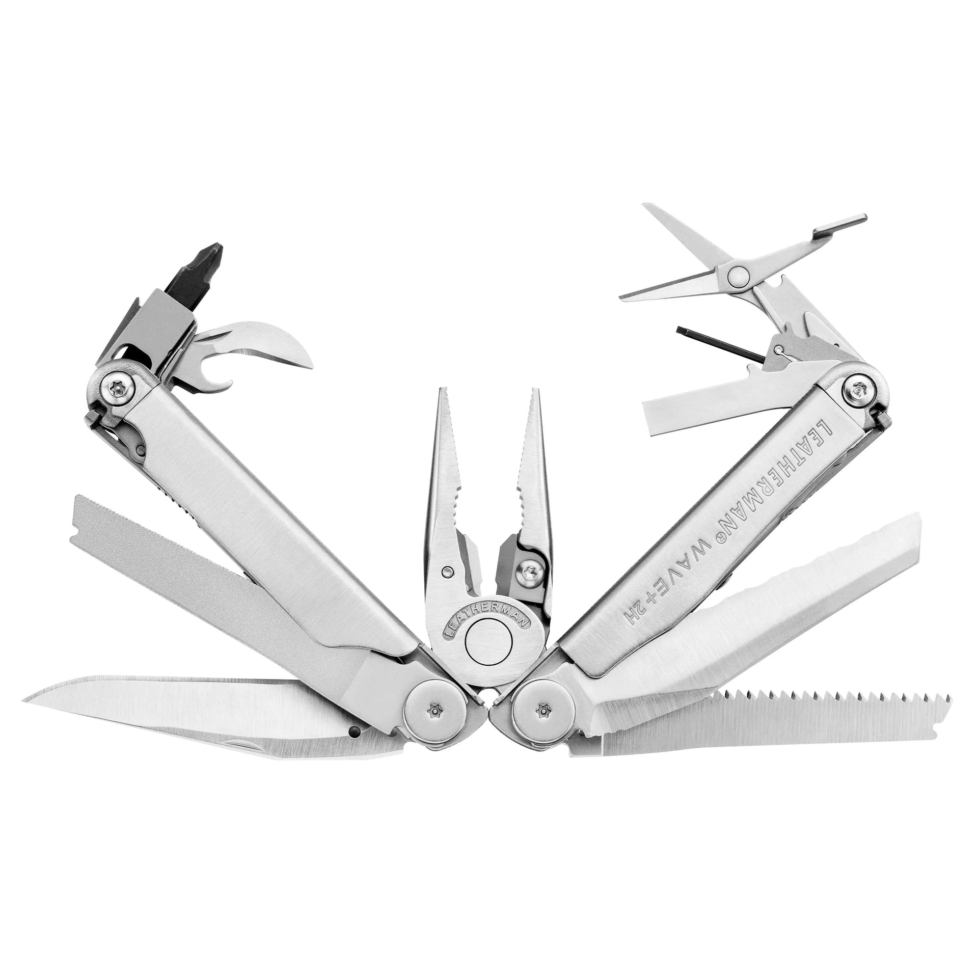 Leatherman Multitool Wave Plus 2H silberfarben