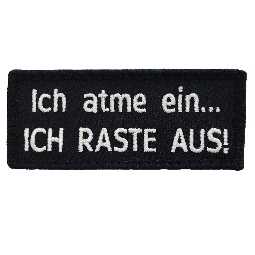 Patch Ich atme ein ich raste aus