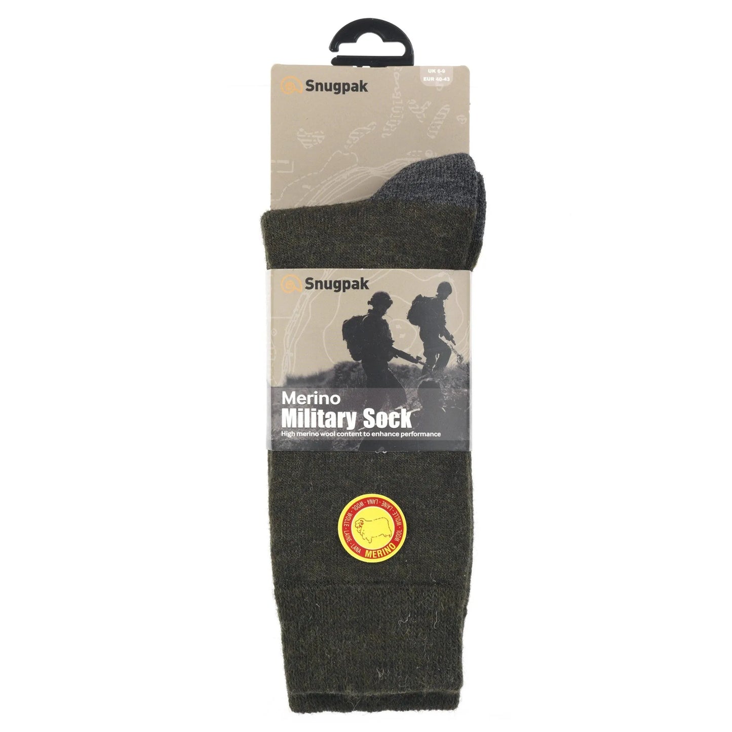 Snugpak Socken Merino Military Sock - ASMC