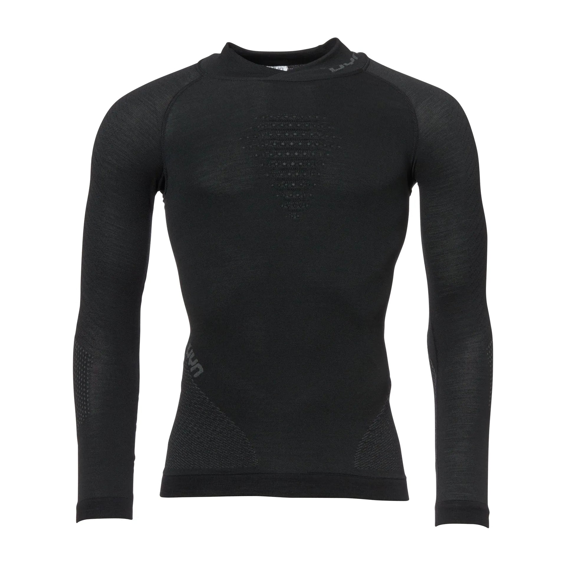 UYN Longsleeve Rollkragen Fusyon Merino Männer schwarz anthrazit