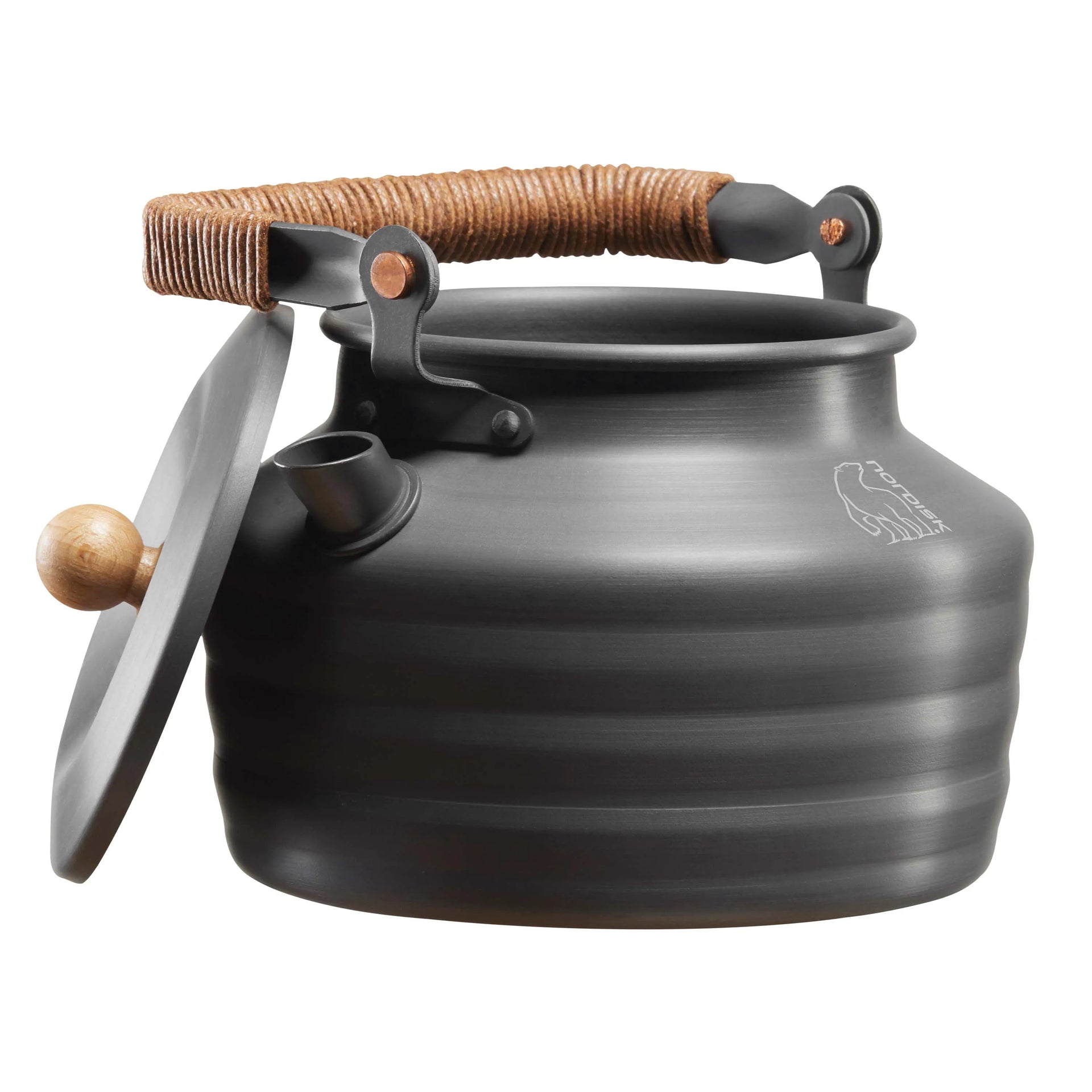 Nordisk Wasserkessel Aluminium Kettle charcoal