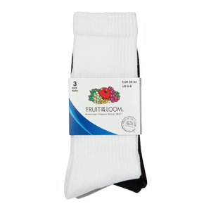 Fruit of the Loom Sportsocken mehrfarbig 3er Pack