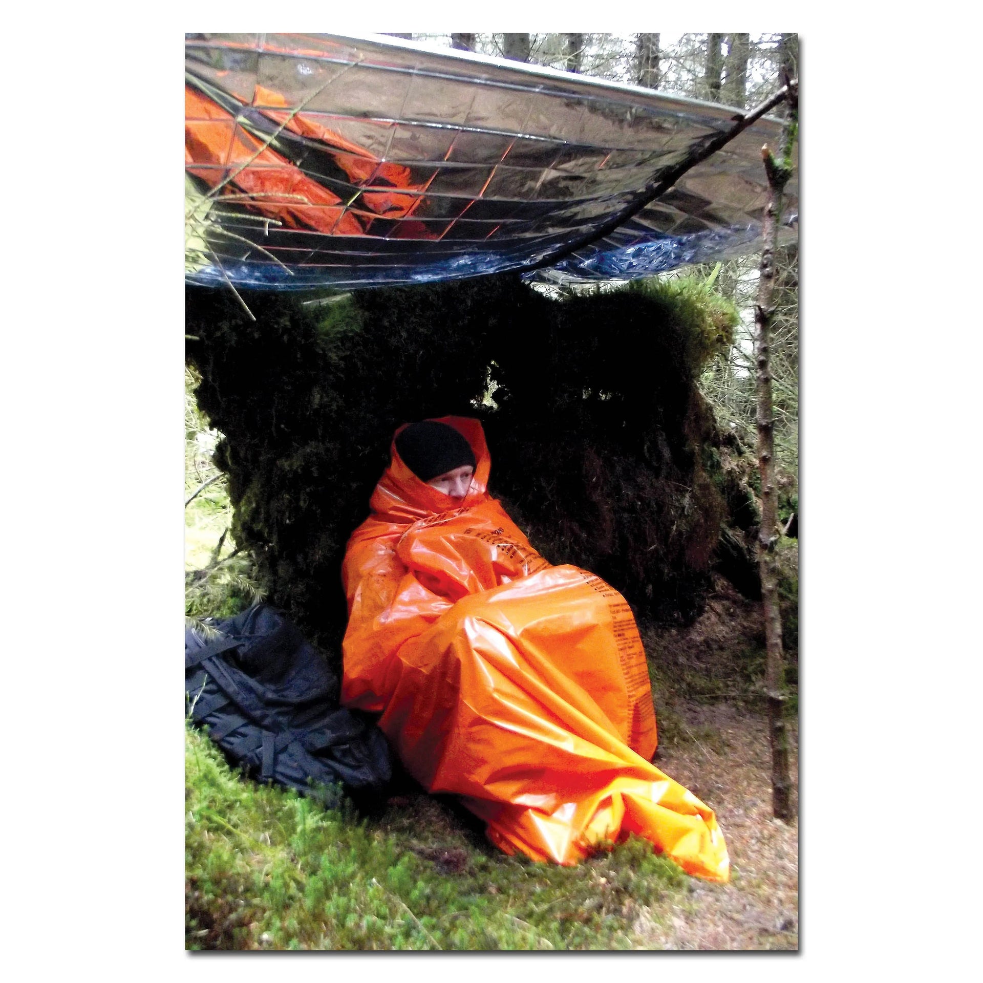 BCB Bedruckter Survival-Sack orange