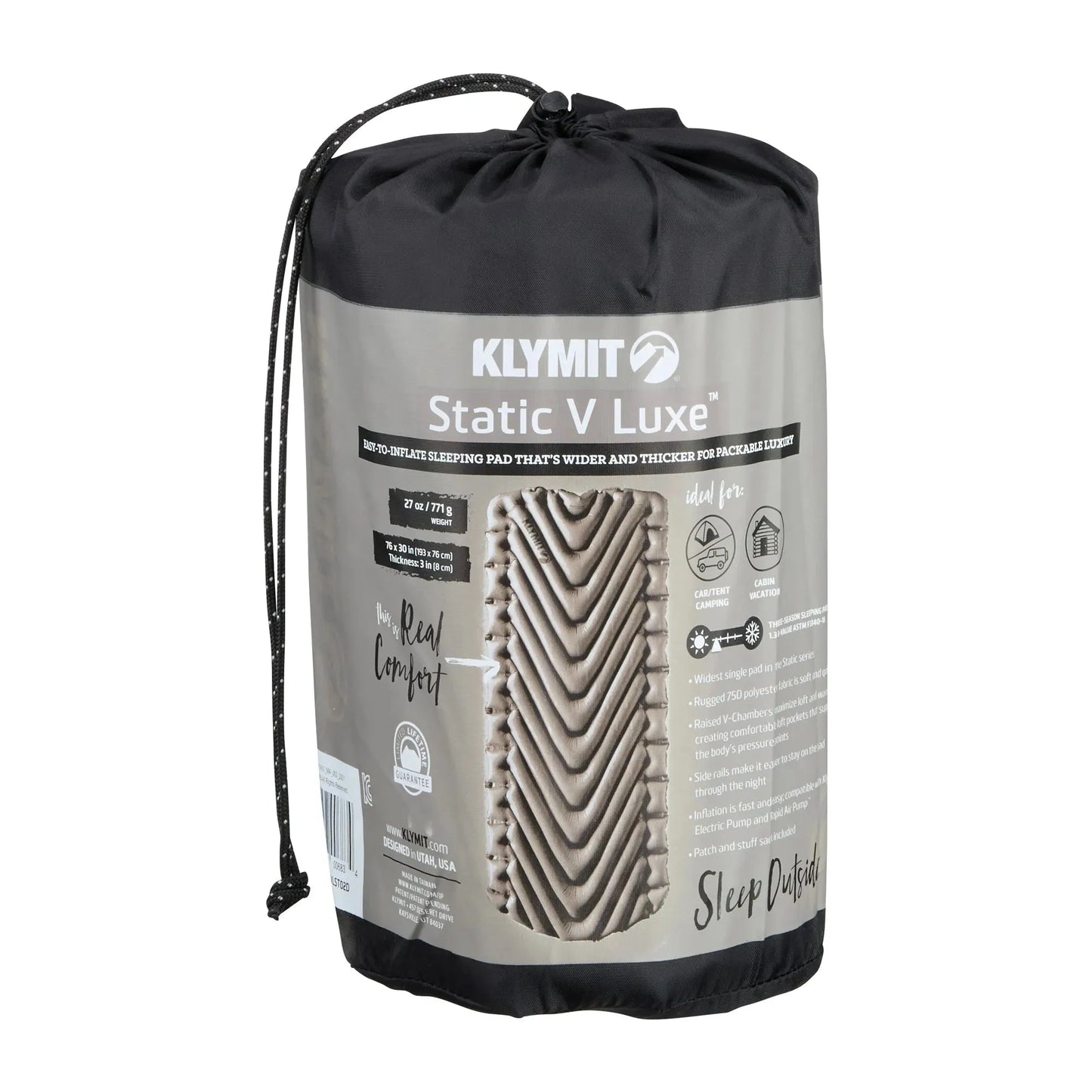 Klymit Isomatte Static V Luxe - ASMC