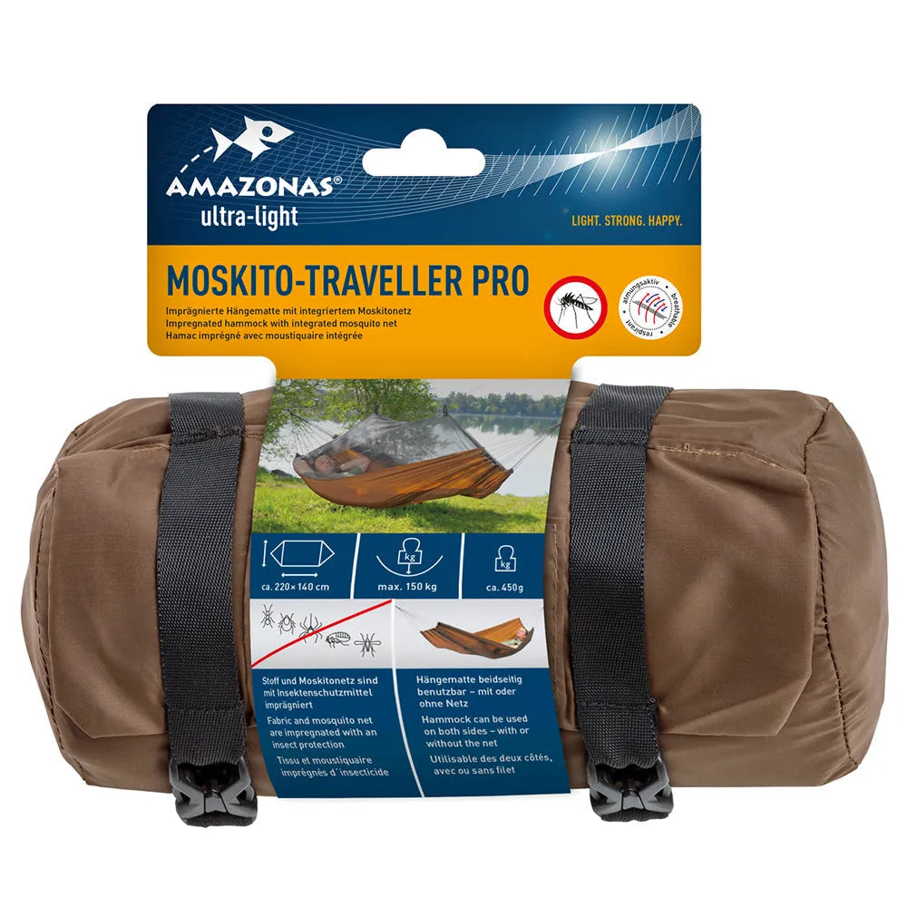 Amazonas Amazonas Hängematte Moskito Traveller Pro braun - ASMC