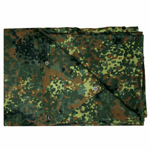 Bundeswehr Original BW Zeltbahn flecktarn gebraucht - ASMC