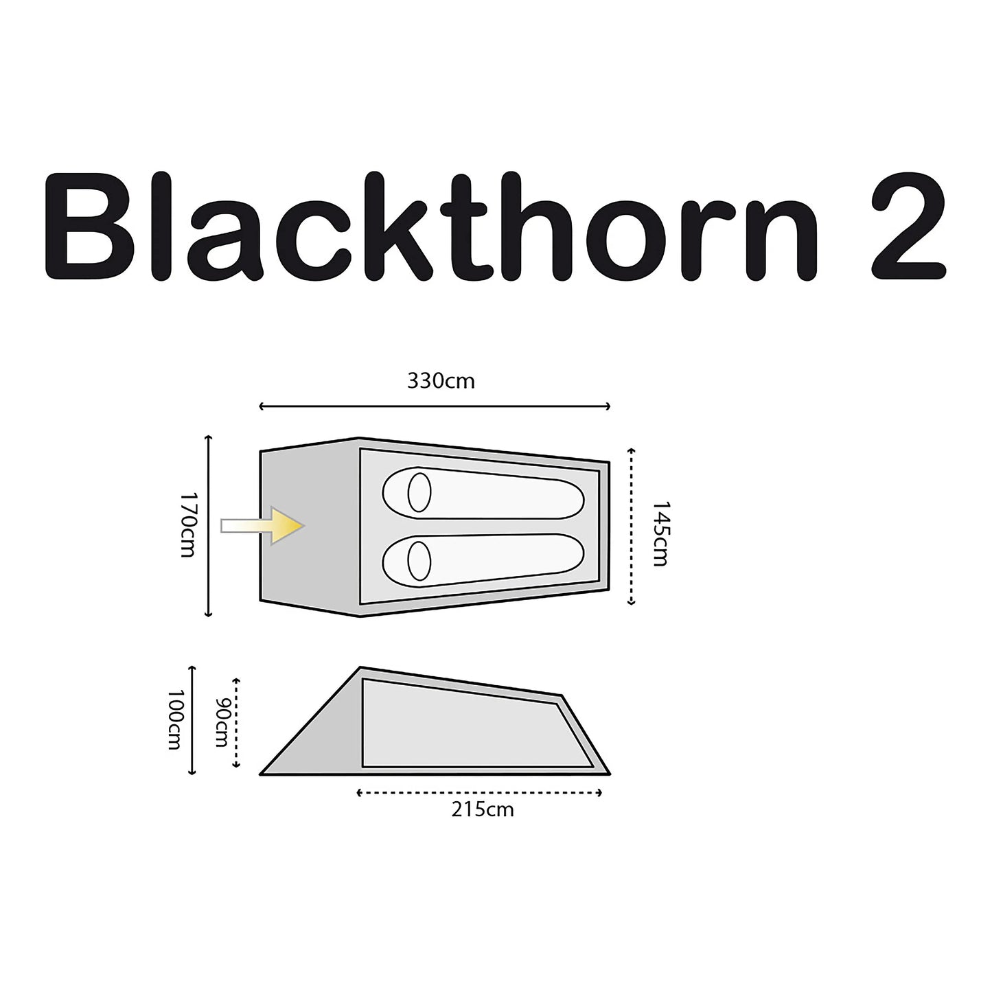 Zelt Blackthorn 2 Personen