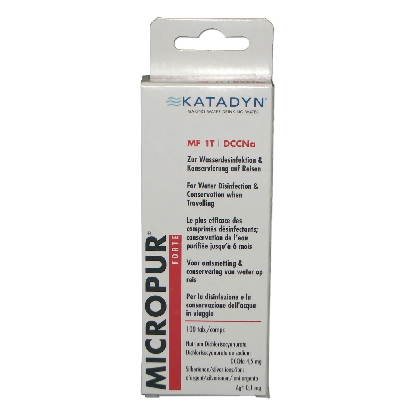 Katadyn Tabletten Micropur Forte MF 1T 100 Stk. - ASMC