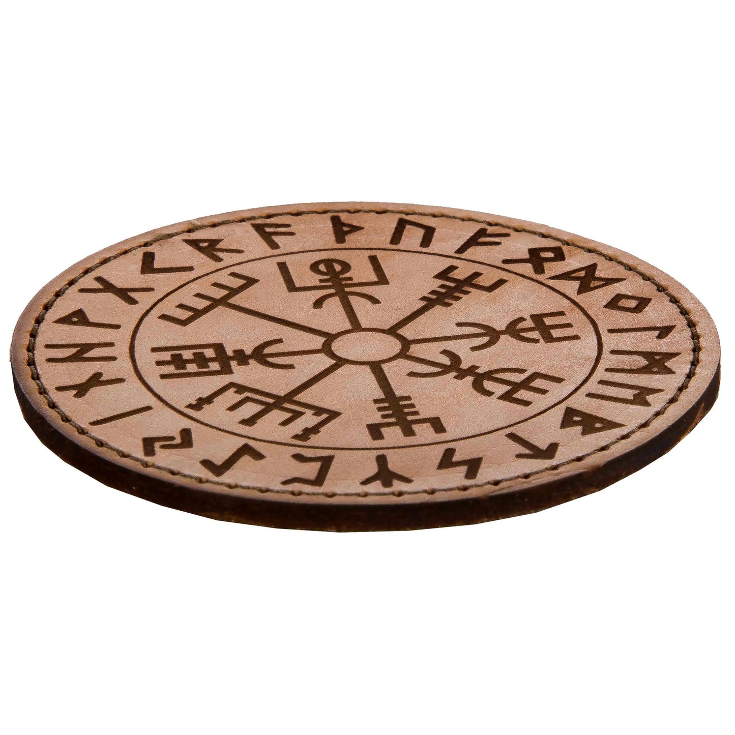 Lederpatch Vegvísir