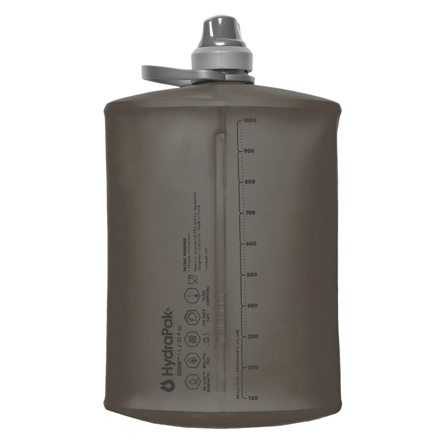 HydraPak HydraPak Faltflasche Stow 1 L mammoth grey - ASMC