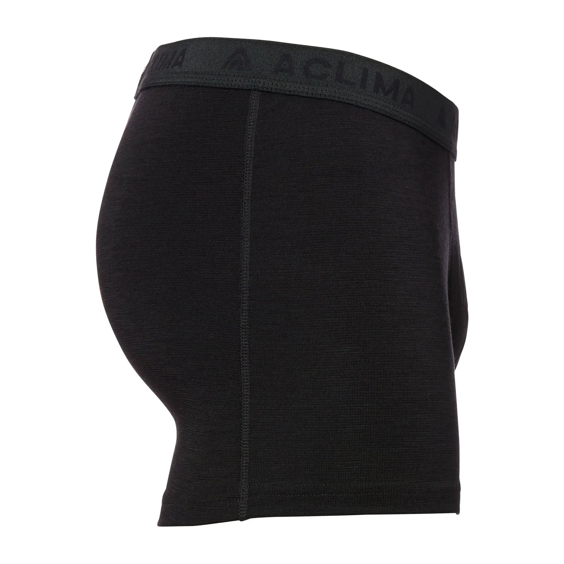 Aclima Boxershorts WarmWool jet black