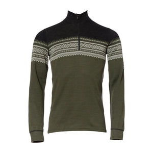 Aclima Aclima Pullover DesignWool Marius Mock Neck Zip nordmarka - ASMC