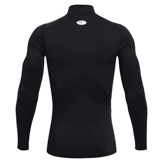 Under Armour Shirt ColdGear Compression Mock Logo schwarz