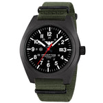 KHS Armbanduhr Inceptor Black Steel Natoband - ASMC