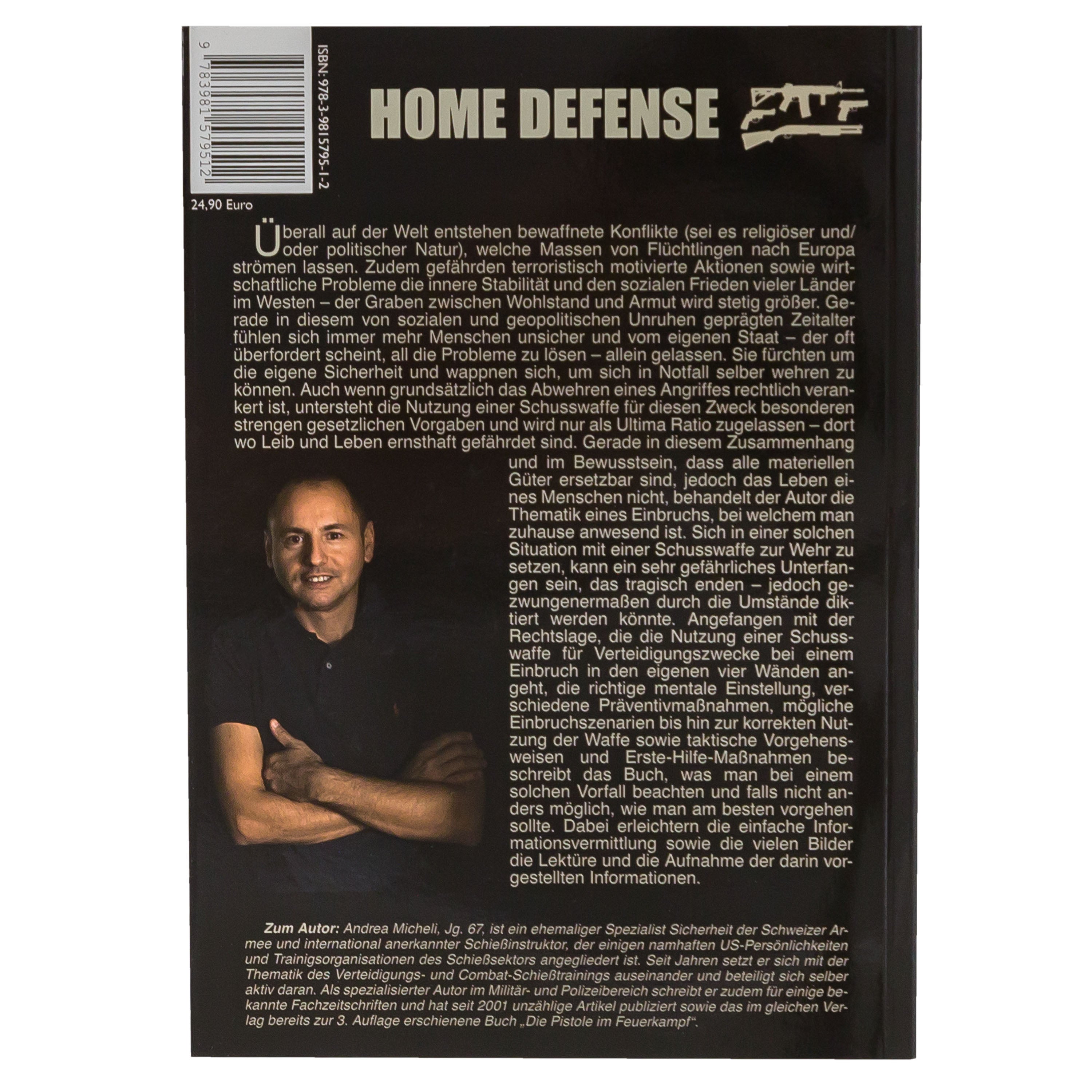 Buch Home Defense - Grundlagen für den Schusswaffengebrauch