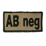 Abzeichen Bloodpatch AB neg