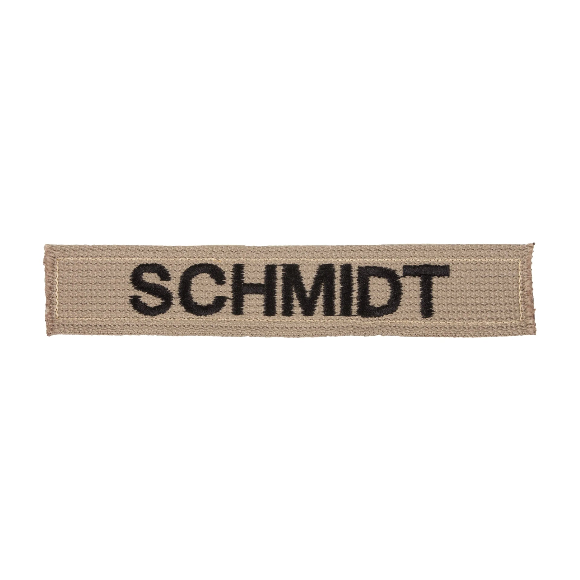 Namensbänder 5er Set khaki schwarz