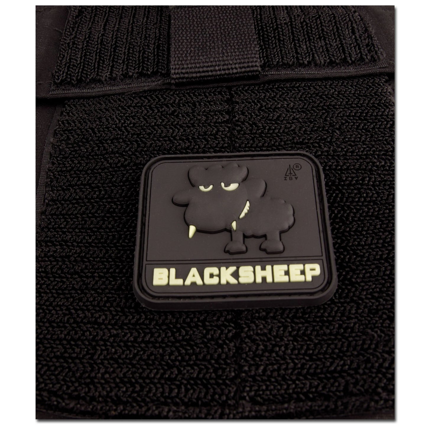 3D-Patch BlackSheep nachleuchtend small