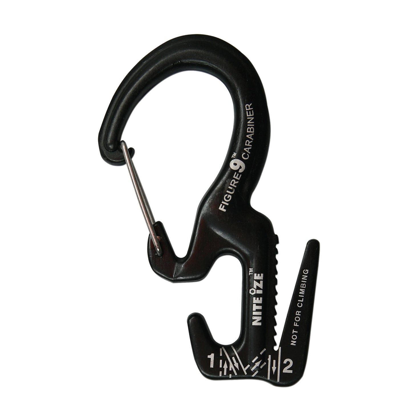 Nite Ize Seilspanner + Karabiner Figure 9 Schwarz - ASMC