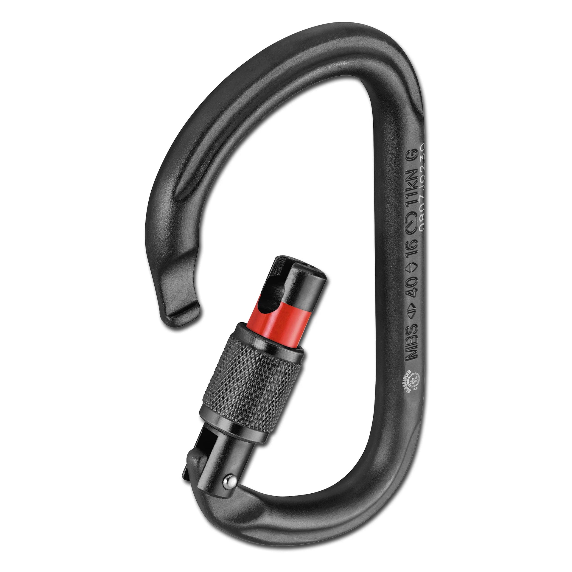 Karabiner Petzl Vulcan Screw Lock schwarz