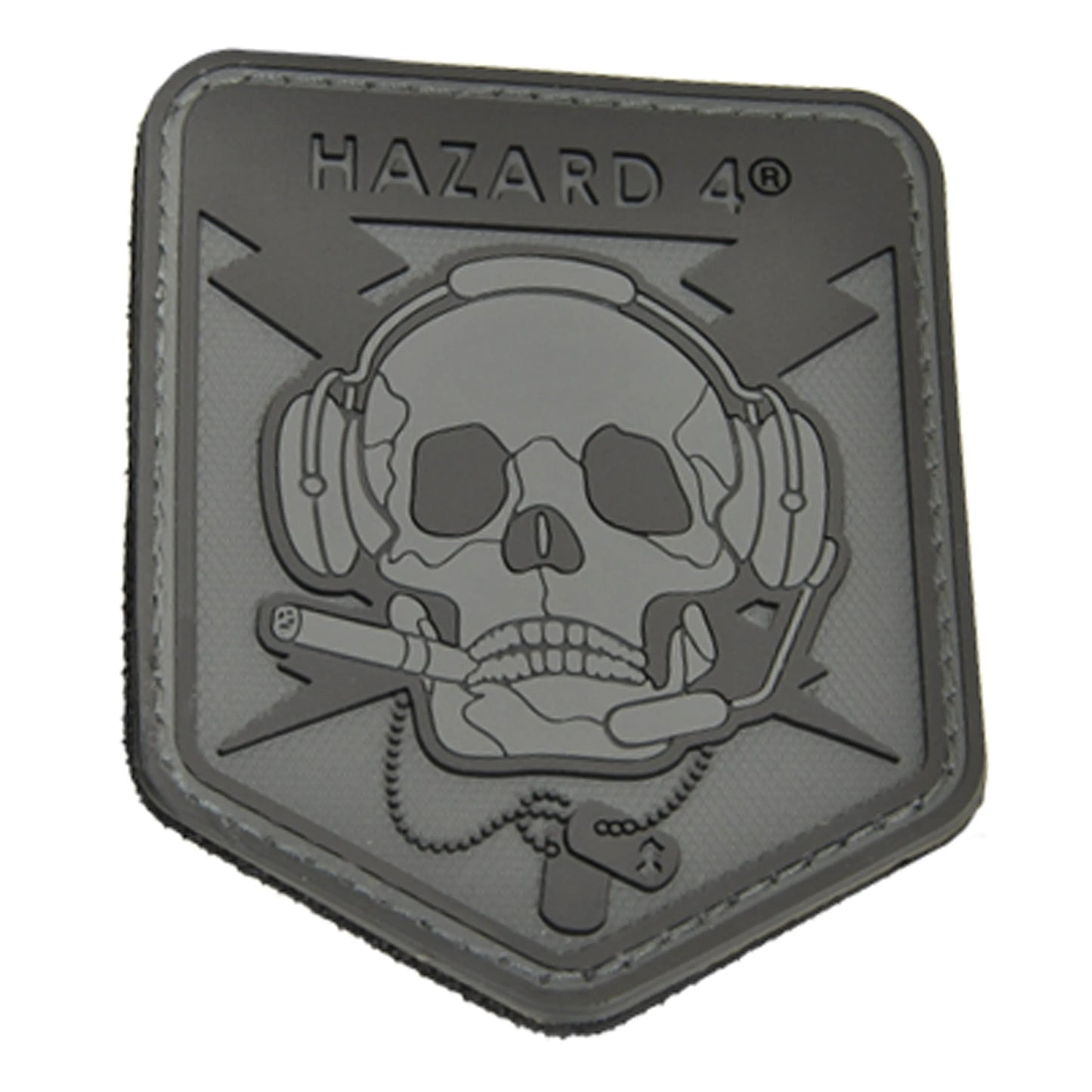 3D-Patch Hazard 4 SpecOp Skull schwarz