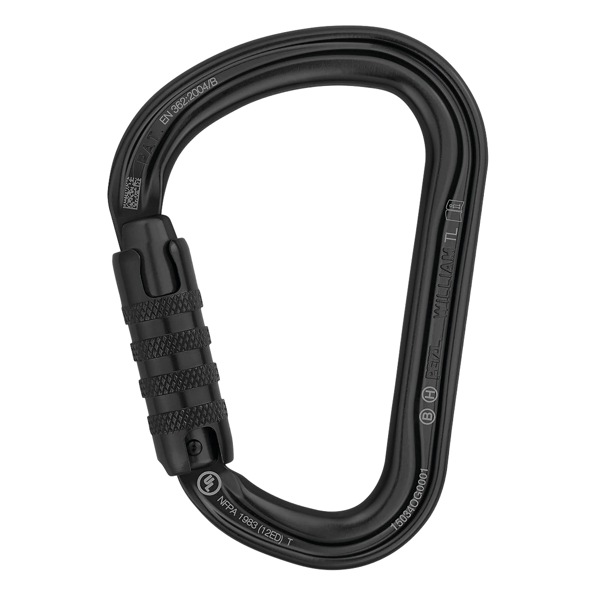 Petzl Karabiner William Triact Lock schwarz