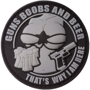 Jackets To Go JTG 3D Patch Guns Boobs and Beer - ASMC