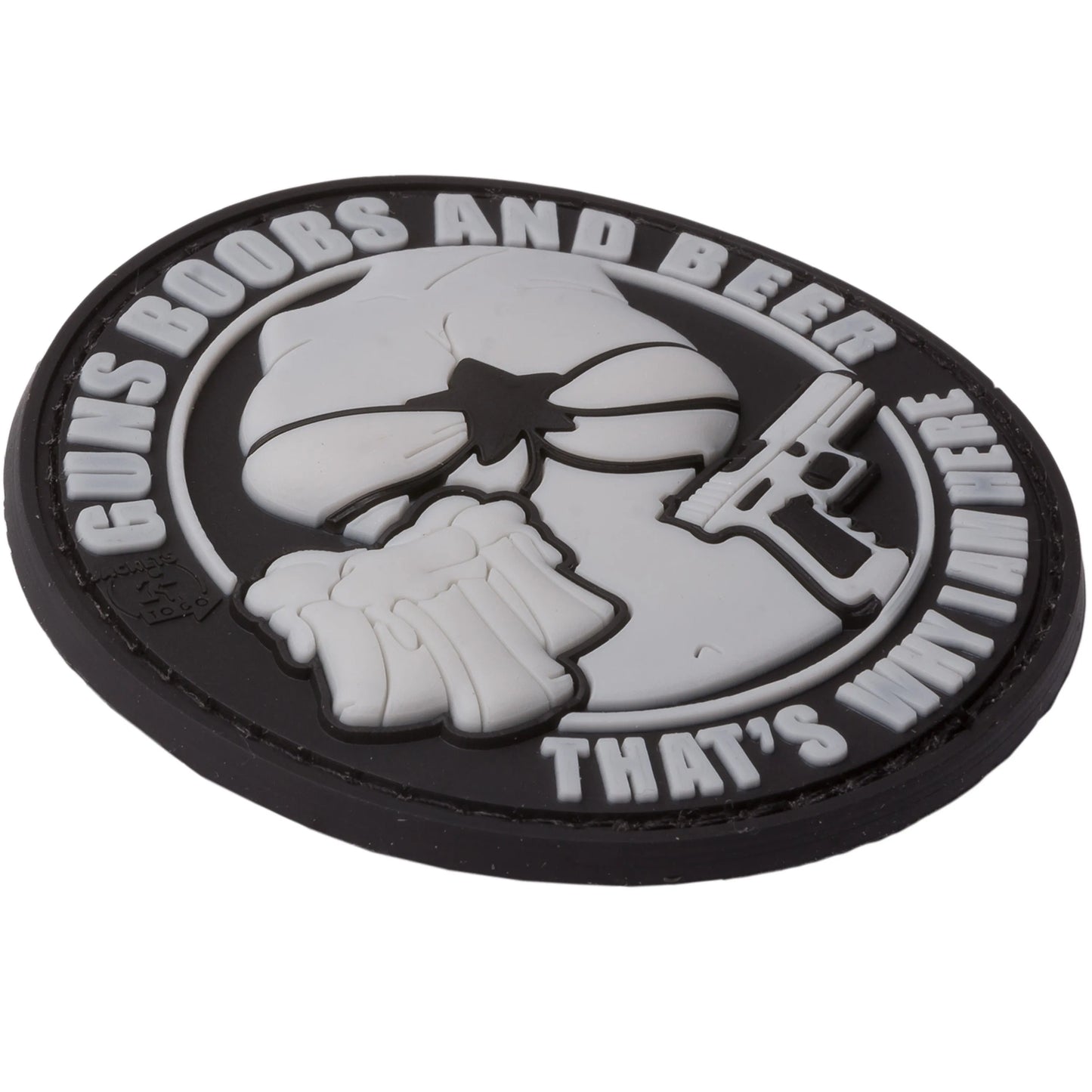 Jackets To Go JTG 3D Patch Guns Boobs and Beer - ASMC