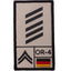 Café Viereck Rank Patch Oberstabsgefreiter - ASMC