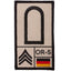 Café Viereck Rank Patch Stabsunteroffizier - ASMC