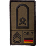 Rank Patch Hauptfeldwebel