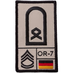 Rank Patch Hauptfeldwebel