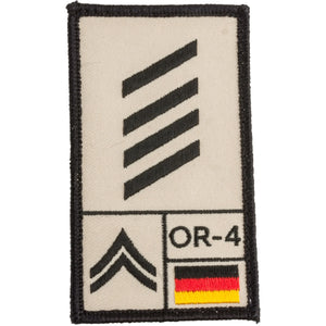 Café Viereck Rank Patch Stabsgefreiter - ASMC