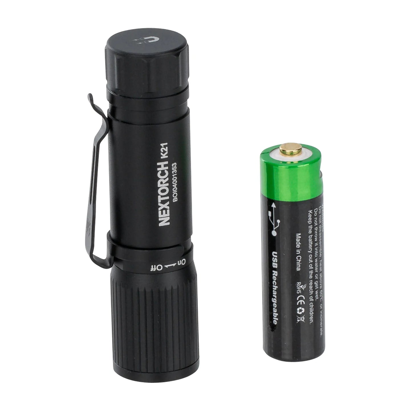 Nextorch Taschenlampe K21R - ASMC