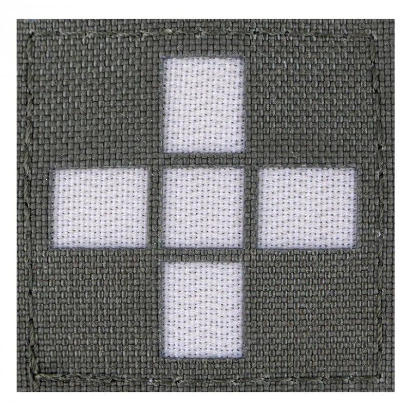 Patch Rot Kreuz BW groß