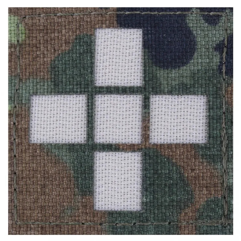 Patch Rot Kreuz BW groß