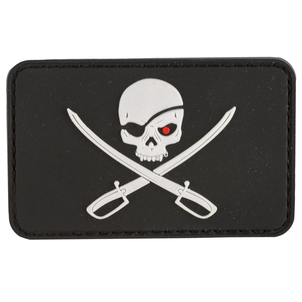 3D Patch Skull with Swords